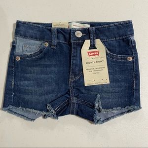 2T little girl “shorty short” Levis